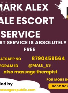 Mark Alex - Male एस्कॉर्ट in Bangalore Photo 1 of 1